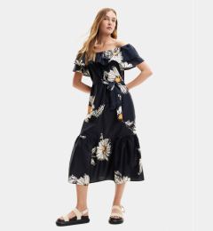 Снимка на Desigual Лятна рокля Georgeo 24SWVW02 Черен Regular Fit