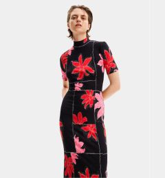 Снимка на Desigual Лятна рокля Quebec 24SWVK40 Черен Regular Fit