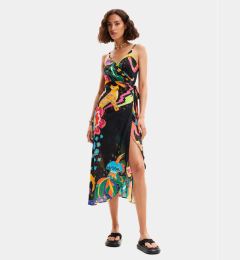 Снимка на Desigual Лятна рокля Selva 24SWMW09 Черен Regular Fit