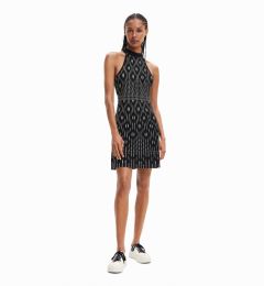 Снимка на Desigual Плетена рокля El Havre 23SWVF10 Черен Regular Fit