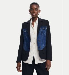 Снимка на Desigual Сако Sevilla 24WWEW94 Черен Regular Fit