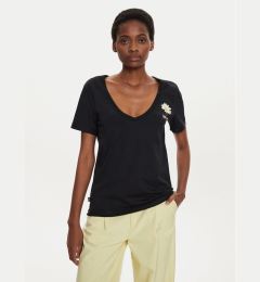 Снимка на Desigual Тишърт Vini 24WWTK41 Черен Regular Fit