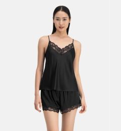 Снимка на Dorina Пижамени шорти Pure Silk DCSH0002SK002 Черен Regular Fit