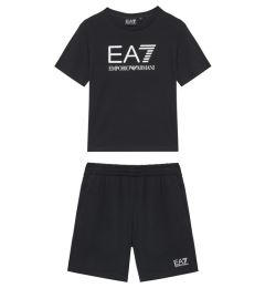 Снимка на EA7 Emporio Armani Комплект тишърт и панталонки 7B000043 AF10378 UC001 Черен Regular Fit