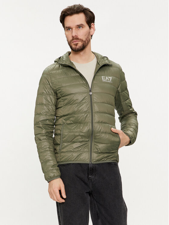 Снимка на EA7 Emporio Armani Пухено яке 8NPB02 PN29Z 1846 Зелен Regular Fit