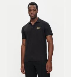 Снимка на EA7 Emporio Armani Тениска с яка и копчета 7M000022 AF10342 UC001 Черен Regular Fit