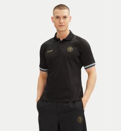 Снимка на EA7 Emporio Armani Тениска с яка и копчета 7M000257 AF13537 UC001 Черен Regular Fit