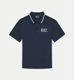 Снимка на EA7 Emporio Armani Тениска с яка и копчета 8NBF51 BJ02Z 1562 Тъмносин Regular Fit