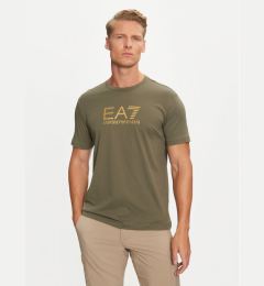 Снимка на EA7 Emporio Armani Тишърт 3DPT08 PJM9Z 1846 Зелен Regular Fit