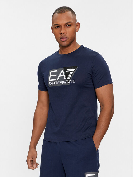 Снимка на EA7 Emporio Armani Тишърт 3DPT81 PJM9Z 1554 Тъмносин Regular Fit
