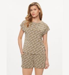 Снимка на EA7 Emporio Armani Тишърт 3DTT04 TJUBZ 1731 Кафяв Regular Fit