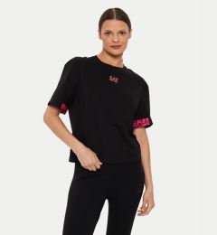 Снимка на EA7 Emporio Armani Тишърт 6DTT15 TJLOZ 1200 Черен Regular Fit