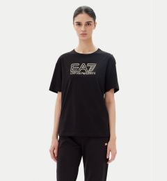 Снимка на EA7 Emporio Armani Тишърт 7W000098 AF12503 MC004 Черен Loose Fit