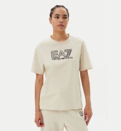 Снимка на EA7 Emporio Armani Тишърт 7W000098 AF12503 U1079 Бежов Loose Fit