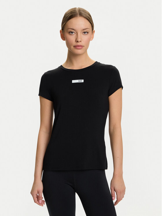Снимка на EA7 Emporio Armani Тишърт 7W000673 AF12945 UC001 Черен Slim Fit