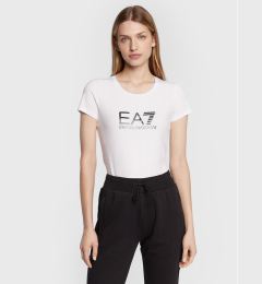 Снимка на EA7 Emporio Armani Тишърт 8NTT66 TJFKZ 0102 Бял Slim Fit