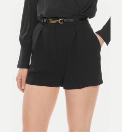 Снимка на Elisabetta Franchi Шорти от плат SH-005-42E2-V350 Черен Regular Fit
