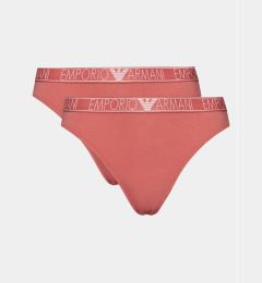 Снимка на Emporio Armani Underwear Комплект 2 чифта бикини бразилиана 164752 4R223 05373 Розов