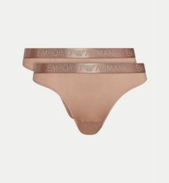 Снимка на Emporio Armani Underwear Комплект 2 чифта прашки 163333 4F235 16355 Бежов