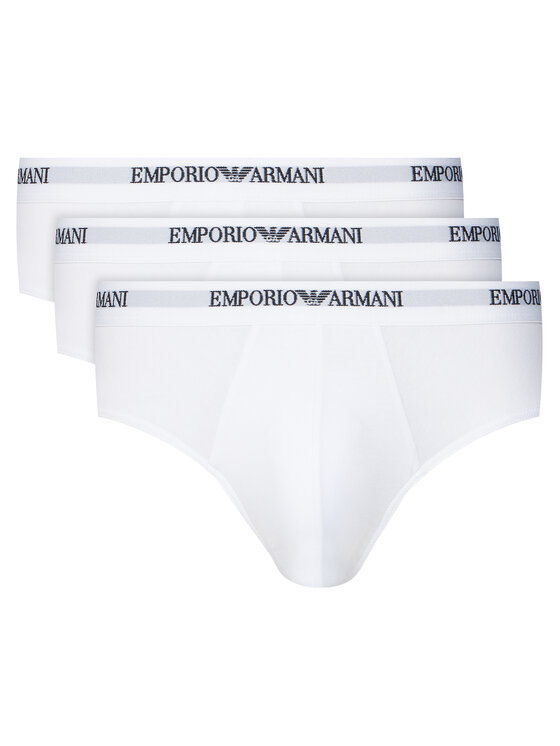 Снимка на Emporio Armani Underwear Комплект 3 чифта слипове EM000258 AF14132 M0066 Бял