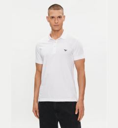 Снимка на Emporio Armani Underwear Тениска с яка и копчета 211804 4R482 00010 Бял Regular Fit