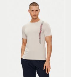 Снимка на Emporio Armani Underwear Тишърт 111971 4R525 03155 Бежов Slim Fit