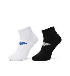Снимка на Emporio Armani Комплект 2 чифта къси чорапи мъжки EM000538 AF12299 MC001 Черен