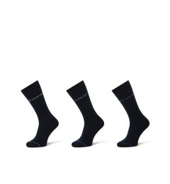 Снимка на Emporio Armani Комплект 3 чифта дълги чорапи мъжки EM000554 AF12276 MB154 Тъмносин