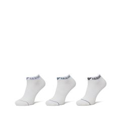 Снимка на Emporio Armani Комплект 3 чифта къси чорапи мъжки EM000550 AF12276 M0066 Бял