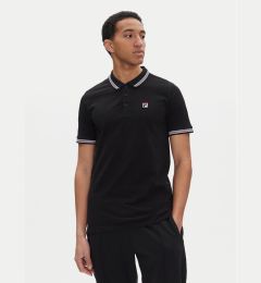 Снимка на Fila Тениска с яка и копчета Lubeek FAM0898 Черен Regular Fit