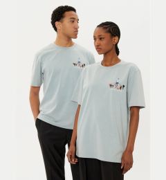 Снимка на Filling Pieces Тишърт Unisex Dog Walker 7449981 Зелен Regular Fit