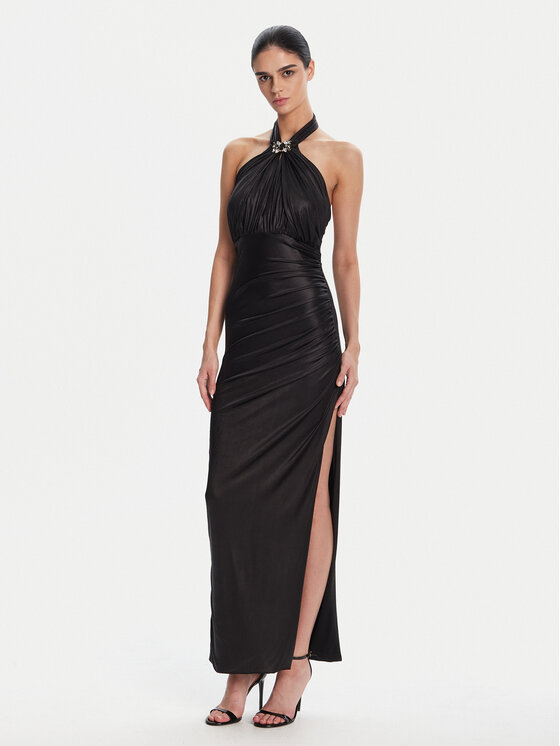 Снимка на Fracomina Официална рокля FQ25SD3002W798T4 Черен Slim Fit