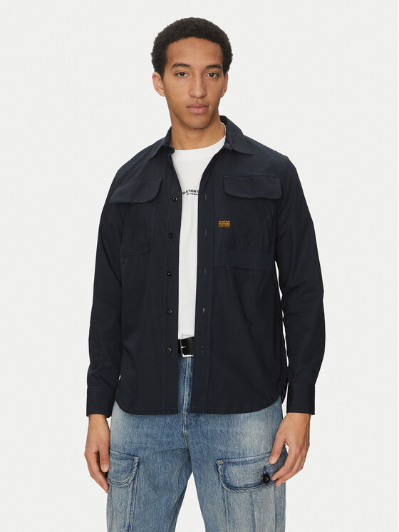 Снимка на G-Star Raw Риза Cpo Utility D26470-C973 C742 Тъмносин Regular Fit