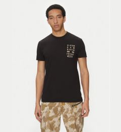 Снимка на G-Star Raw Тишърт Text Chest D25968-C506 6057 Черен Regular Fit