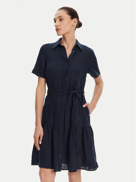 Снимка на Gant Рокля тип риза 4503434 Тъмносин Regular Fit