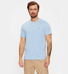 Снимка на Gant Тишърт Shield 2003184 Светлосиньо Regular Fit