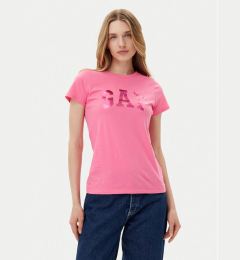 Снимка на Gap Тишърт 776775-04 Розов Regular Fit
