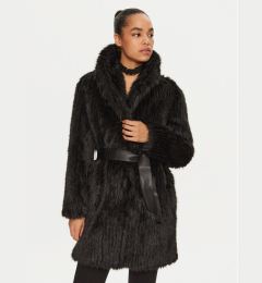 Снимка на Gaudi Кожено палто 421FD39005 Черен Regular Fit