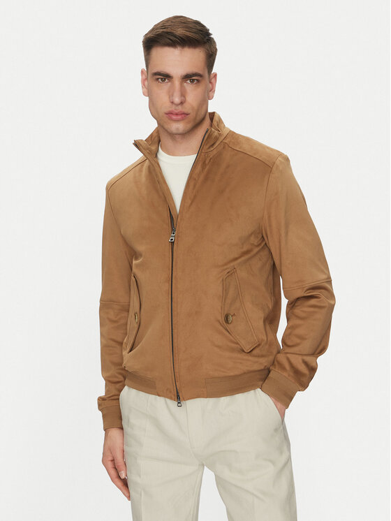 Снимка на Geox Яке от имитация на кожа Blainey M5520P T3196 F5265 Бежов Regular Fit