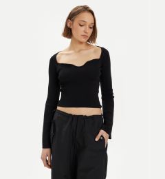 Снимка на Gina Tricot Блуза 20657 Черен Slim Fit