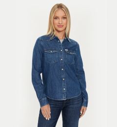 Снимка на Guess Jeans дънкова риза W4YH35 D5EI3 Тъмносин Classic Fit