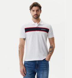 Снимка на Guess Jeans Тениска с яка и копчета M5GP29 KCJV1 Бял Regular Fit