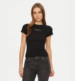 Снимка на Guess Jeans Тишърт W5RI57 KA0H1 Черен Slim Fit