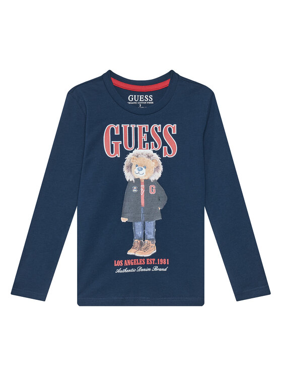 Снимка на Guess Блуза N5BI04I3Z14 Тъмносин Regular Fit