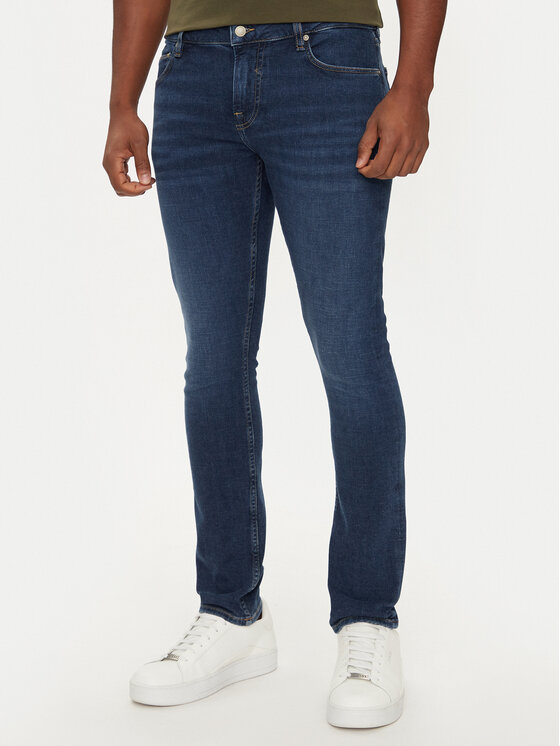 Снимка на Guess Дънки M4BA27 D5GQ2 Тъмносин Super Skinny Fit