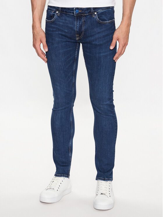 Снимка на Guess Дънки Miami M3YAN1 D52F1 Тъмносин Skinny Fit
