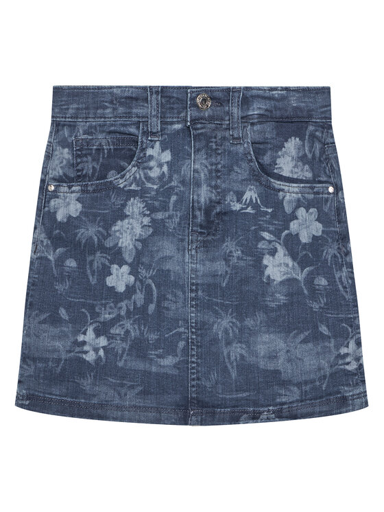 Снимка на Guess Дънкова пола J5GD06 D52V0 Тъмносин Regular Fit