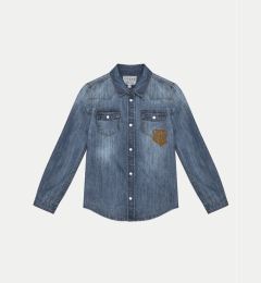 Снимка на Guess дънкова риза L5RH00 D4UE0 Тъмносин Regular Fit