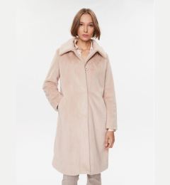 Снимка на Guess Кожено палто W2BL13 WETS0 Бежов Regular Fit