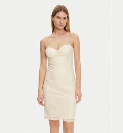 Снимка на Guess Коктейлна рокля W5GK0N KCVJ0 Бежов Regular Fit